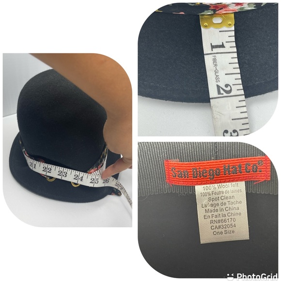 San Diego Hat Company Wool Floral Sash - Picture 3 of 8